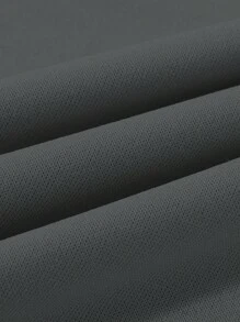 Manfinity Homme 男士寬鬆款掌樹和字母印花運動長褲,腰部繩帶 - 灰色 - 查看 7