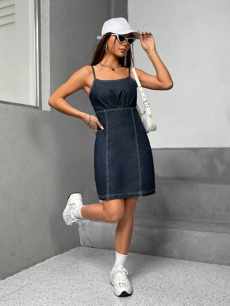 Solid Cami Dress