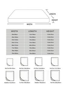 素色防水壓花床墊套 - 灰色 - 查看 8