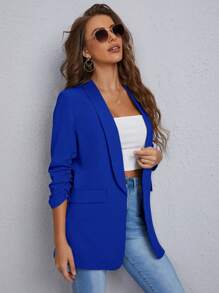 EURMUSE Blazer Feminino - Blue - View 3