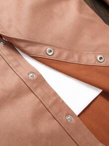 Manfinity Homme Camisa De Mezclilla Para Hombre