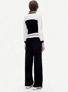 Pantalon Droit À Cordon