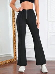 寬腰帶喇叭運動褲