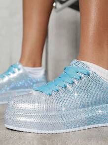 SHUZIA 女士休閒運動鞋 - 藍色 - 查看 6