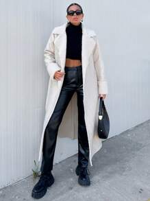 EURMUSE Winter Fashionable Versatile Commuting Fleece Jacket