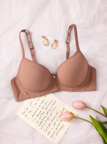 Women's Underwear Underwire Bra - Dusty Pink - View 1