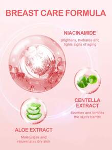 SlowSunday Moisturizing Gel Bust Mask 3 Pairs, With Niacinamide And Aloe Vera To Make Breasts Plump And Firm, Cozy Winter Styles, Suitable For Winter, Y2K, For Valentine's Day, Valentines Gift, Valentines Day Gift, Ideal For Party - Sakura - View 4