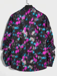 Manfinity VCAY Men Tie Dye Shirt Without Tee - Black - View 2