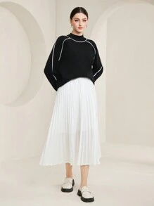 Mulvari Suéter De Mujer - Negro - Ver 5