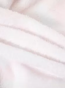 SHEIN Cô Gái Trẻ In Khủng long Áo trùm đầu - Hồng - Xem 3