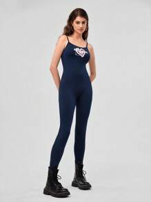 Forever 21 Letter Graphic Tee & Leggings