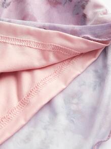 SHEIN MOD Plus Size Floral Patchwork Lace Cami Top