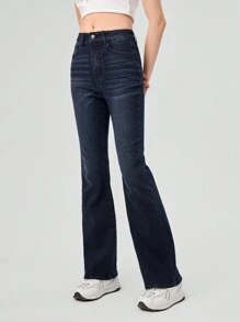 Forever 21 Cat Whisker Flare Leg Jeans