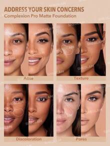 SHEGLAM Complexion Pro Long Lasting Breathable Matte Foundation Sample-Peach Matte Sweat-Proof Foundation Oil Control Full Coverage Pore-Less Concealer Waterproof Flawless Non-Fading Weightless Liquid Foundation Brand Beauty Makeup Cosmetic For Women Girls Perfect For Fall Winter Ideal For Y2K Fancy Fashion Suitable For Birthday Present Halloween Party Ready Best Color