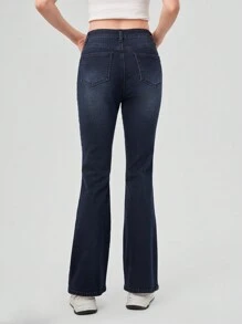 Forever 21 Cat Whisker Flare Leg Jeans