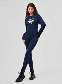 Forever 21 Letter Graphic Tee & Leggings