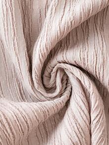 Plus Batwing Sleeve High Low Hem Top & Wide Leg Pants - Dusty Pink - View 4