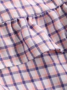 DAZY Rô Viền Ruffle Bộ PJ - Hồng - Xem 8