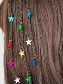ROMWE Goth 10 piezas Cintas para el pelo de colores - Multicolor - Ver 2