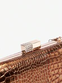 SHEIN SXY 優雅時尚女士晚宴包 - 金色 - 查看 5