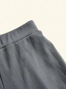 SHEIN Unity 2pcs Solid Thermal Lined Leggings - Multicolor - View 7