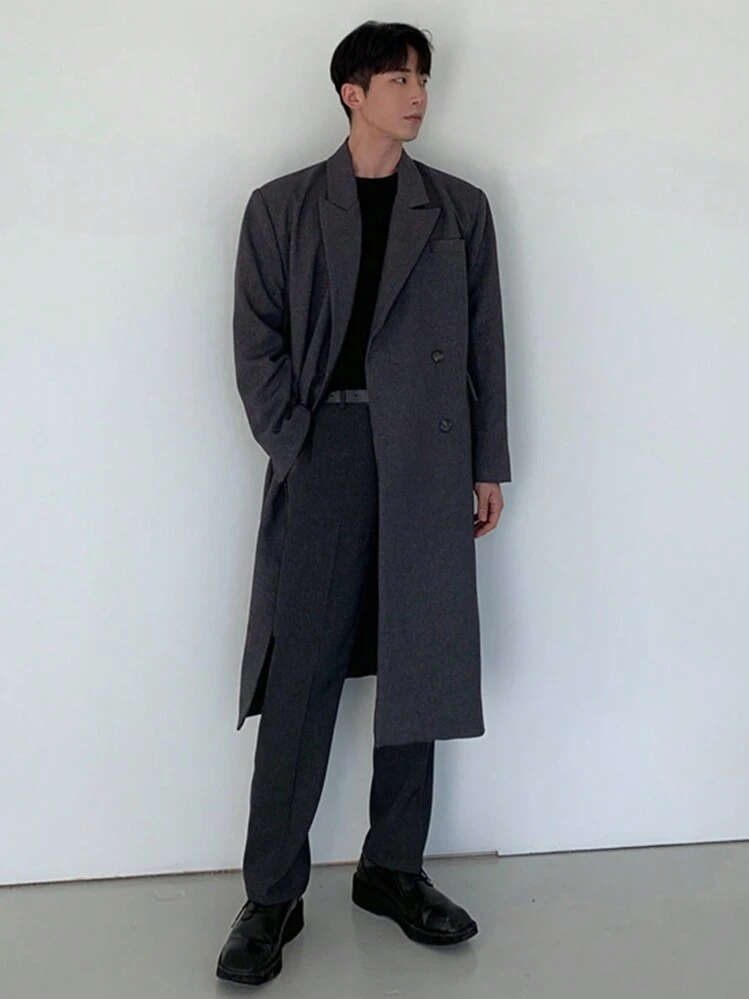 Mens longline blazer store