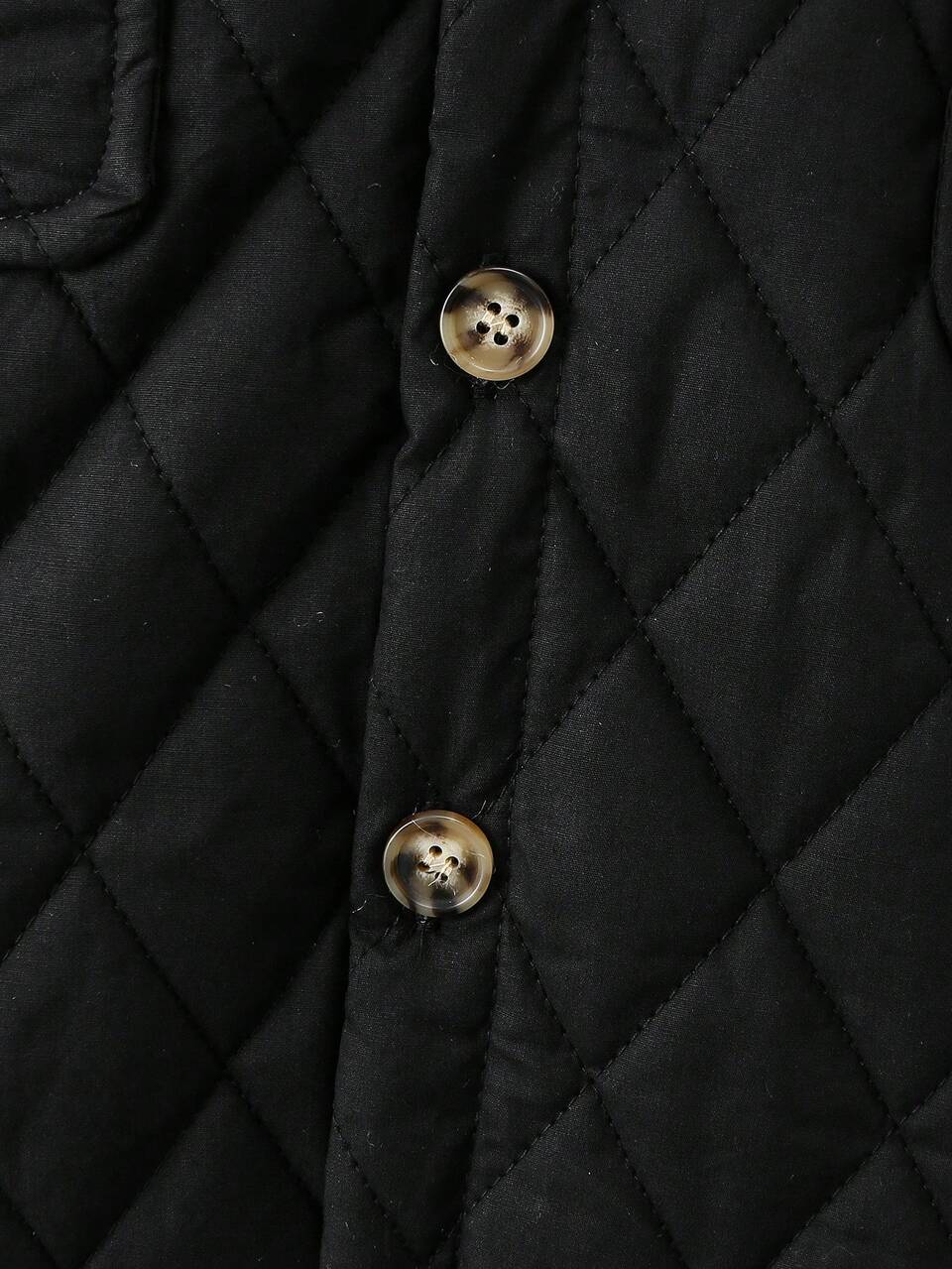 Tween Boys' Turn-Down Collar Drop-Shoulder Padded Coat