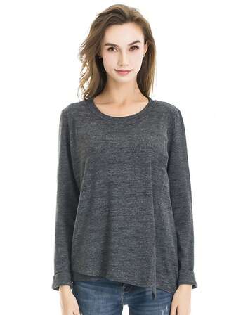 Maternity Solid Nursing Top