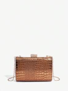 SHEIN SXY 優雅時尚女士晚宴包 - 金色 - 查看 2