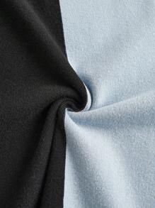 SHEIN BASICS Plus Dwutonowy Golf Opuszczane ramiona Swetry