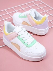 Mini mi Chicas Zapatillas deportivas con cordón delantero - Multicolor - Ver 4