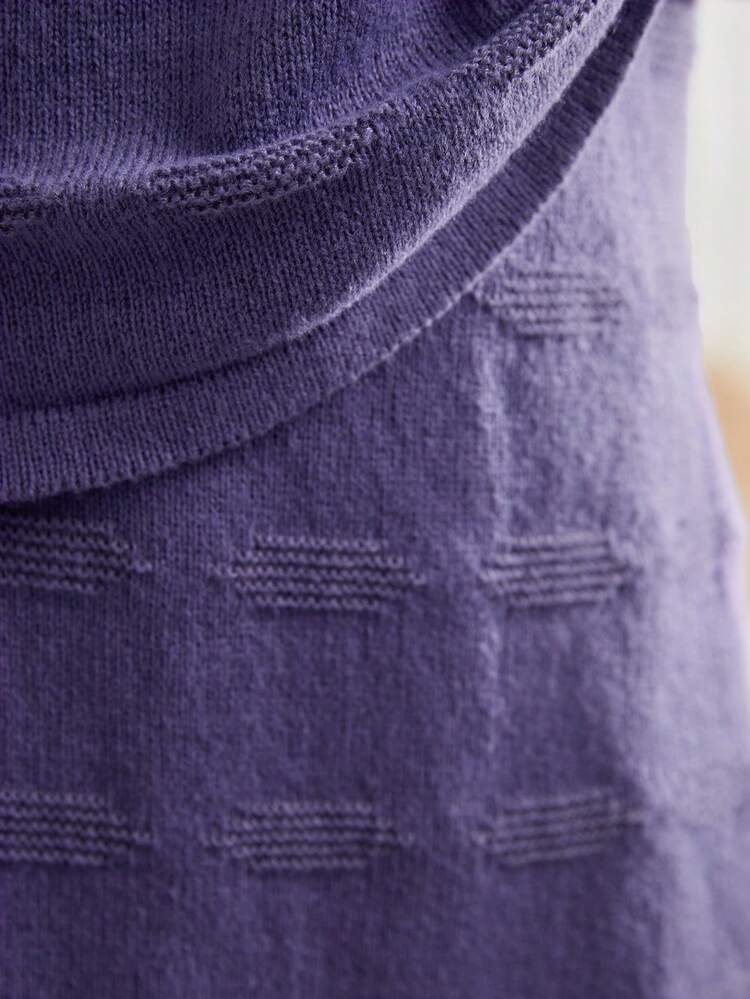 Plus Raglan Sleeve Sweater & Knit Skirt 2 Piece Set