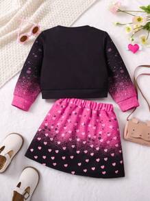 SHEIN 女童(小)兩件套裝 - 彩色 - 查看 2