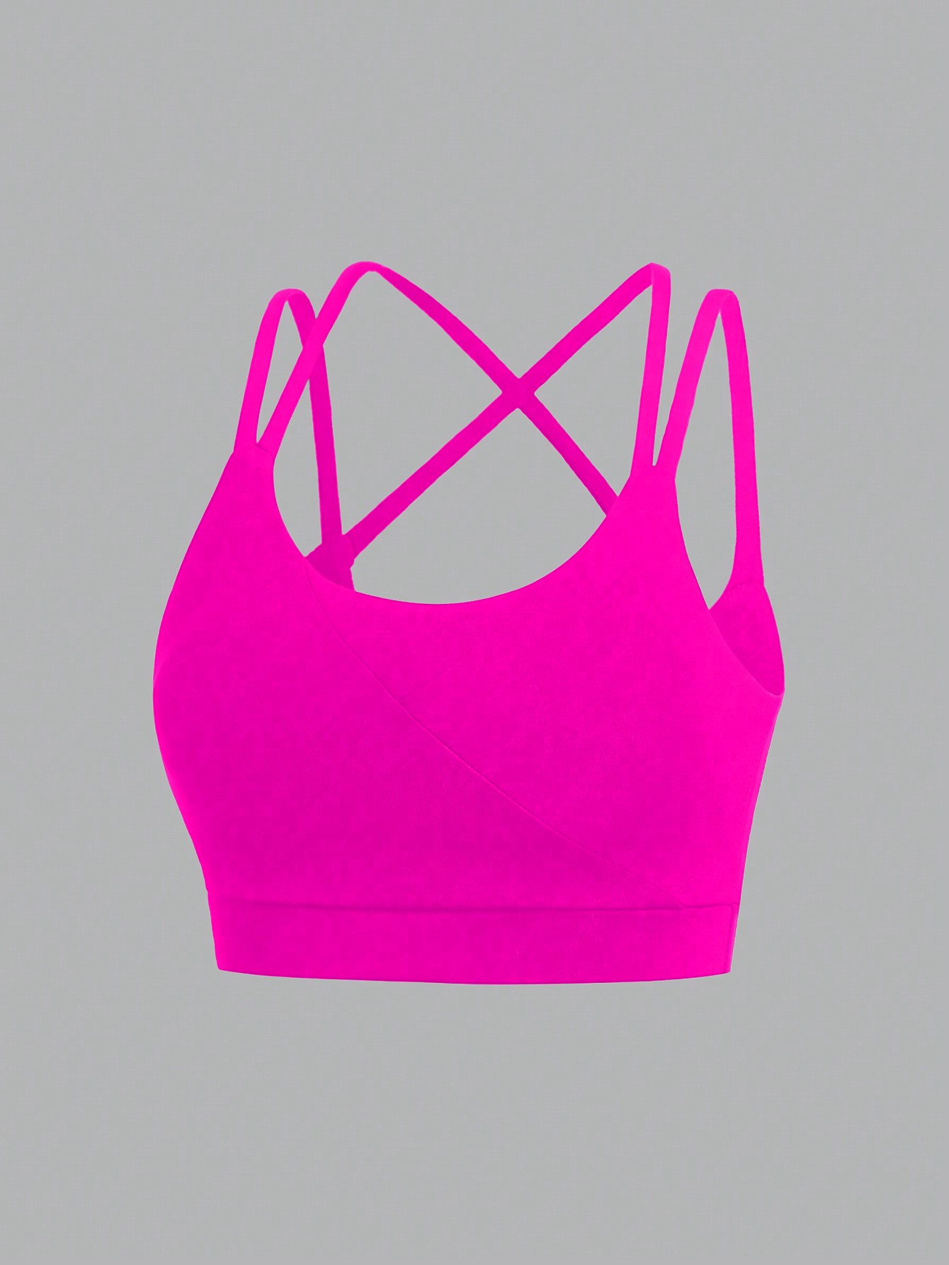 Tween Girl Criss Cross Back Sports Bra SHEIN USA