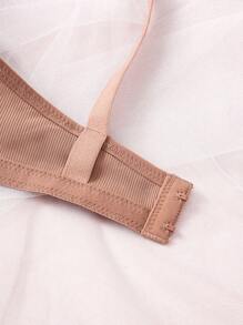 Women's Underwear Underwire Bra - Dusty Pink - View 6