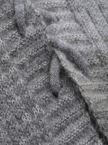 Dazy Star Áo khoác cardigan crop top buộc dây phía trước, quần áo nữ mùa thu - Nhiều màu - Xem 7