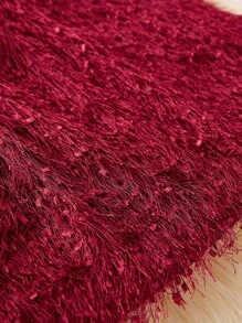 SHEIN 女大童荷葉邊T恤和毛茸茸半身裙 - 紅色 - 查看 4