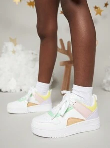 Mini mi Chicas Zapatillas deportivas con cordón delantero - Multicolor - Ver 6