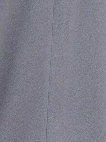 Chiquease Lapel Neck Double Button Drop Shoulder Blazer Fall Cloth For Women - Grey - View 8