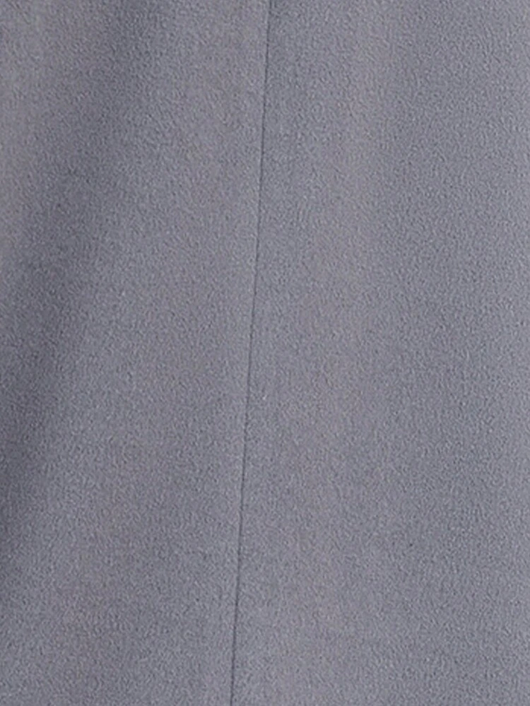 Lapel Neck Double Button Drop Shoulder Blazer Fall Cloth For Women