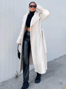 EURMUSE Winter Fashionable Versatile Commuting Fleece Jacket