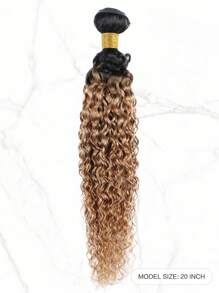 Long Curly Human Hair Weave Bundle - SNATURAL/27 - View 4