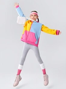 時尚酷街頭風溫暖毛絨女孩靴子,杏 - 杏色 - 查看 4