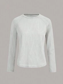 Easithlete 3入組幾何印花插肩袖運動T恤 - 彩色 - 查看 8