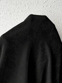 Chiquease Solid Surplice Neck Ruched Side Tee