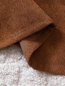 Baby Girl Floral Print Peter Pan Collar 2 In 1 Dress - Multicolor - View 7