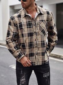 Manfinity Homme 男士大碼襯衫 - 彩色 - 查看 1