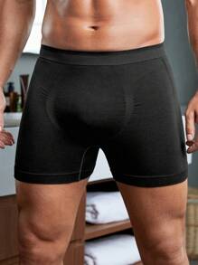 男士素色平角內褲