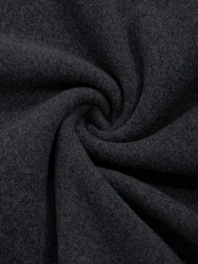 DAZY Chất rắn Áo phông Crop - Màu xám đen - Xem 3