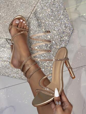 Sandalias De Tacón Alto Para Mujeres